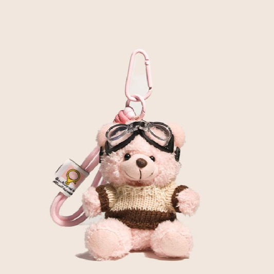 Pink Bear Bag Charm