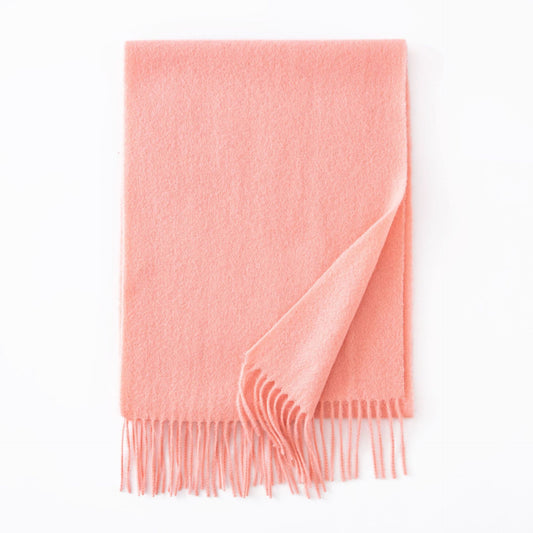 Soft Wool Scarf with Tassel