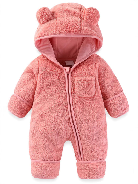 Baby Bear Hooded Jumpsuit